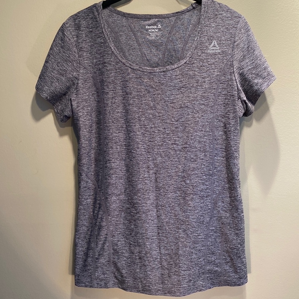 Reebok Size M Gray Workout T-Shirt